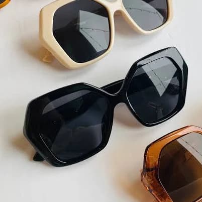 Hexagon Oversized Sunglasses