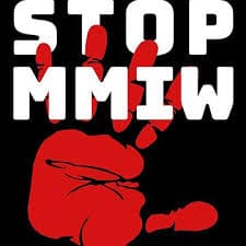 MMIW Art Stop Missing Murdered Indigenous Women Awareness" Pin for Sale by MarOlv | Redbubble