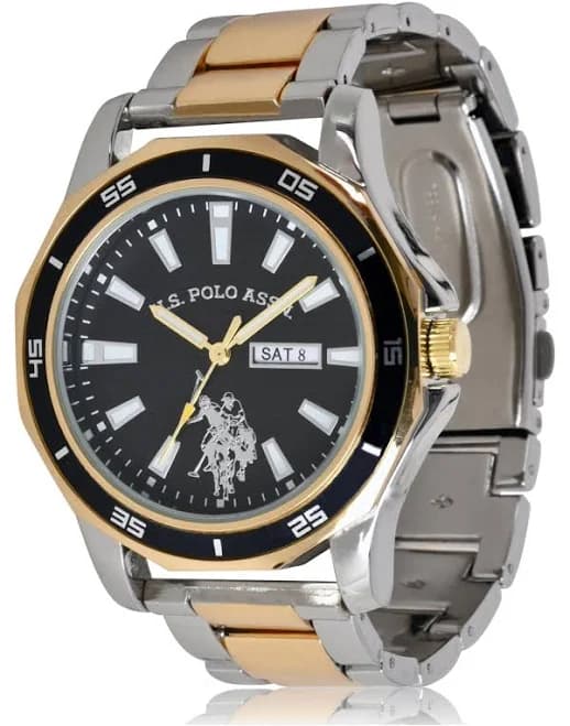 U.S. Polo Assn. Men's Classic Watch with Black Dial