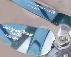 Royal Blue Wedding Cake Serving Set, Royal Wedding, Wedding Cake and Knifes Set, Wedding Cake Accessories, Wedding Gift - Etsy