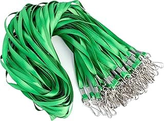 Lanyards for Id Badges Lanyards Safety Badge Lanyard 36" with Swivel Hook (Green)