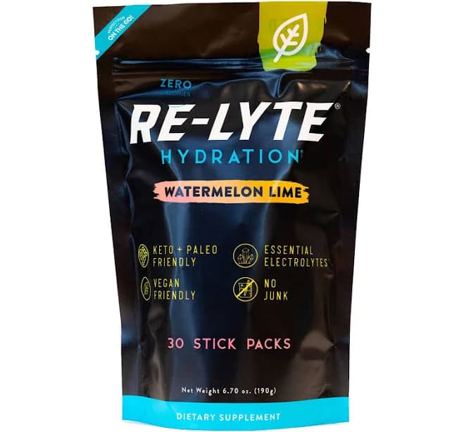 Butterfly Express Quality Essential Oils Redmond Re-Lyte Hydration Electrolyte Drink Mix Stick Pack