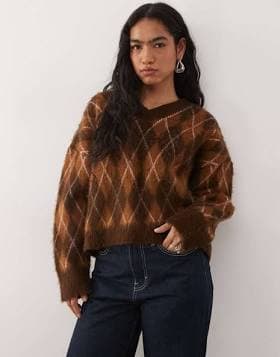 Reclaimed Vintage V-Neck Sweater