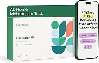 At-Home Metabolism Test Collection Kit - Measures Cortisol & Other Hormones - CLIA-Certified Lab Results Within Days - for Men & Women Ages 18 Plus