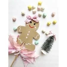 Gingerbread Cake Topper - Boy