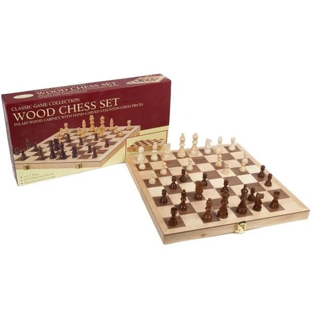 John N. Hansen Classic Folding Chess Set