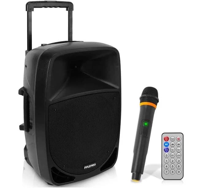 Pyle Pro PSBT125A Portable 2-Way PA Speaker and Microphone System