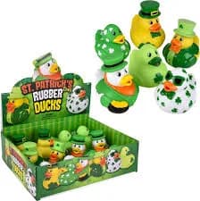St. Patrick's Day Rubber Duckies 3.5" - Lucky Duck Toys