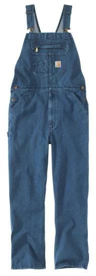 Carhartt Washed Denim Unlined Bib Overalls