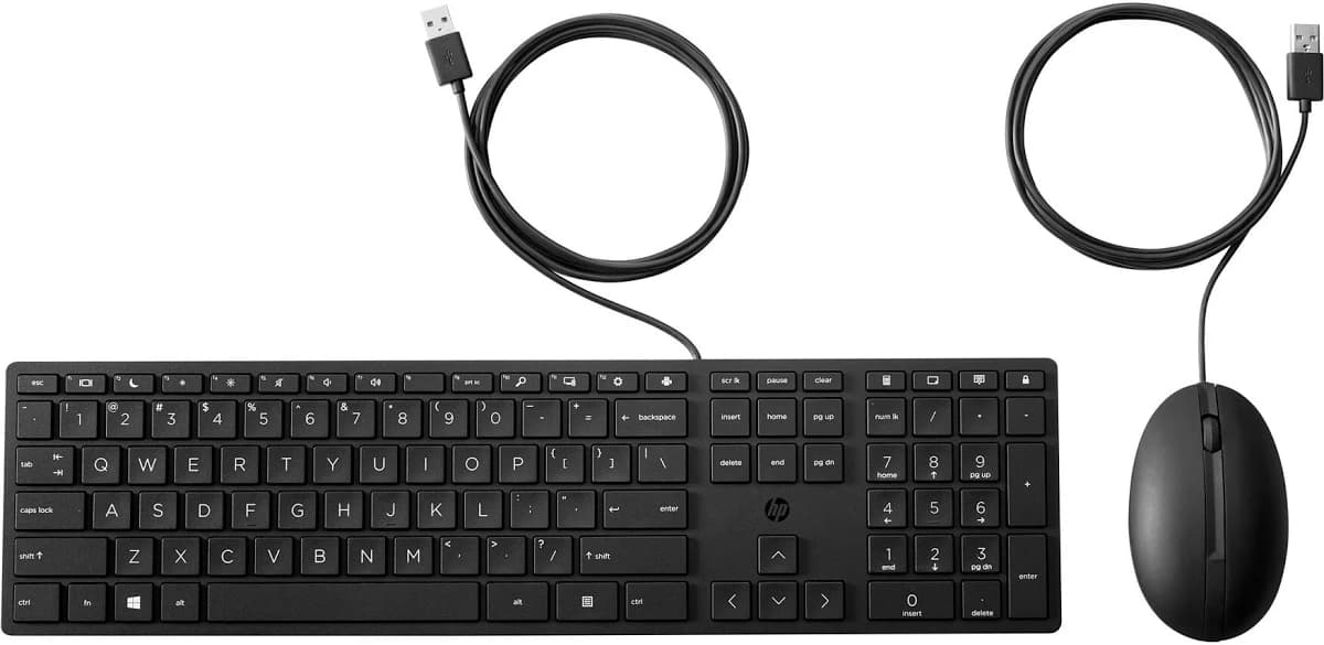 HP 320MK Wired Desktop Mouse and Keyboard