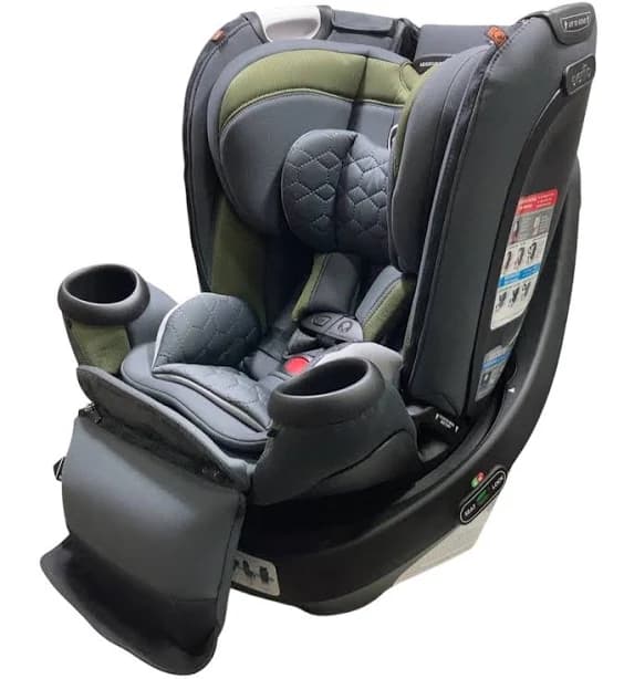 Evenflo Revolve 360 Extend All-in-One Rotating Car Seat with Quick Clean Cover, 2024, Rockland Green , Open Box Baby Gear