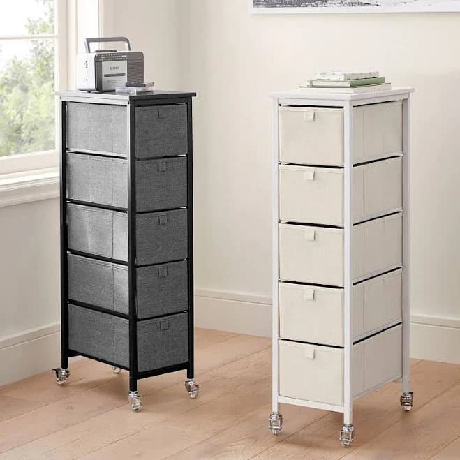 Pottery Barn Rolling 5 Drawer Cart
