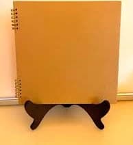 Gold Spiral Scrapbooking Album | Hardcover Notebook for Photo Albums, Journals and DIY Projects