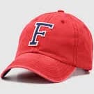 Collegiate Letter Cap Washed Red