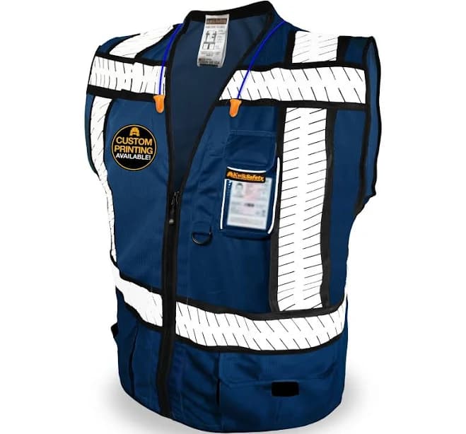 Pure Blue Sheriff Safety Vest