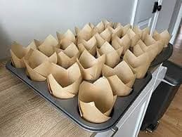Amazon.com: 100Pcs Baking Cups Natural Muffin Liners Holders Premium Baking Cups Cupcake Wrappers Christmas Bakery Cupcake Liners for Weddings, Birthdays, Party: Home & Kitchen