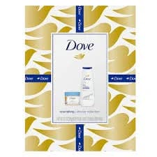 Dove Nourishing Shower Collection Gift Set Deep Moisture Body Wash & Exfoliating Body Scrub,