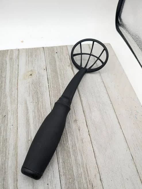Pampered Chef Black Nylon Mix N Masher Whisk Utensil Heat Resistant
