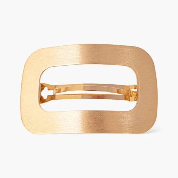 Gia Sculpted Gold Barrette