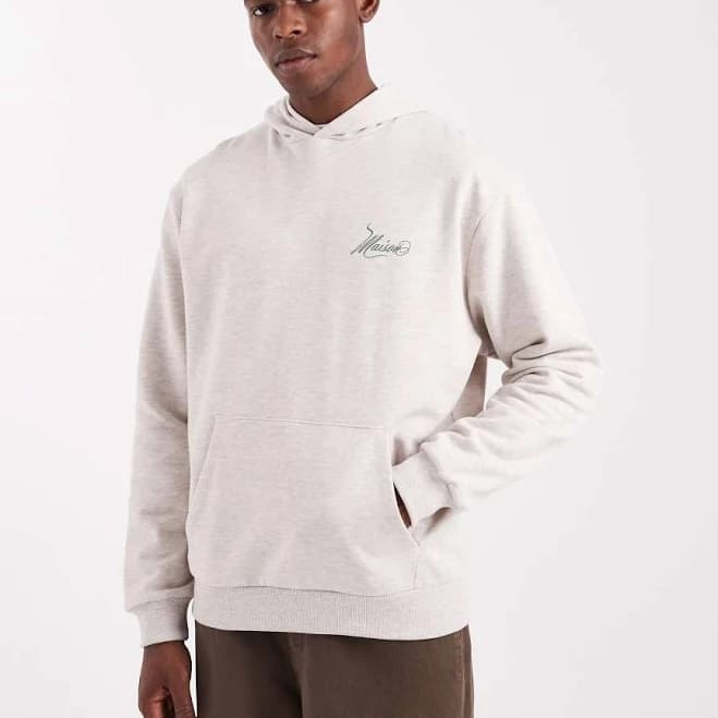 ASOS Relaxed Hoodie with Prints