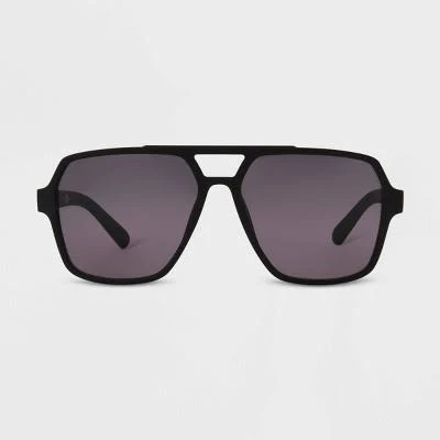 Original Use Men's Rubberized Plastic Aviator Sunglasses