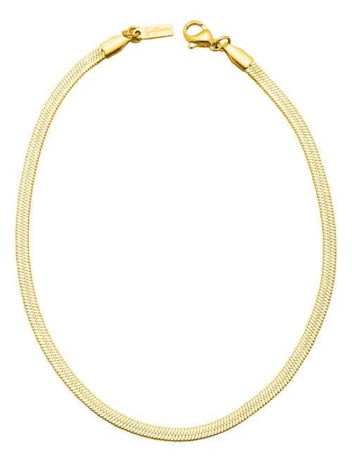 St. Moran Edie Herringbone Chain Anklet