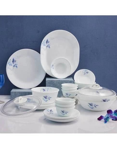 Corelle Blue Floral Bachelor Set