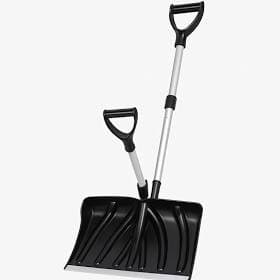 Garvee Ergonomic Dual D-Ring Snow Shovel