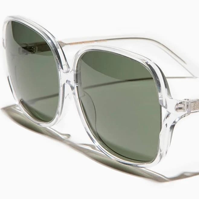 Sunglass Museum Oversized Square Polarized Sunglass