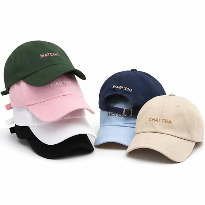 Custom Embroidered Cotton Caps