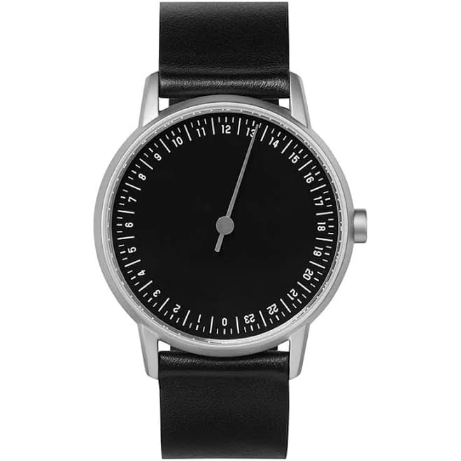 Slow Round Leather Watch