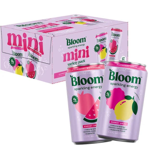 Bloom Sparkling Energy Mini Variety Pack Energy Drink