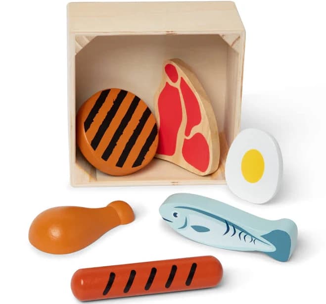 Melissa & Doug Wooden Food Groups Play Set