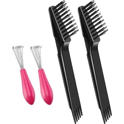 Boao 4 Pieces Hair Brush Cleaning Tool