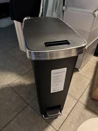45L Slim Resin Step Trash Can with Stainless Band - Brightroom™ : Target
