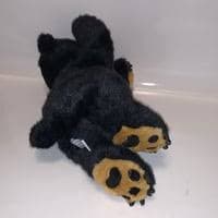 Vintage B J Toy Company Plush Stuffed Black | Mercari