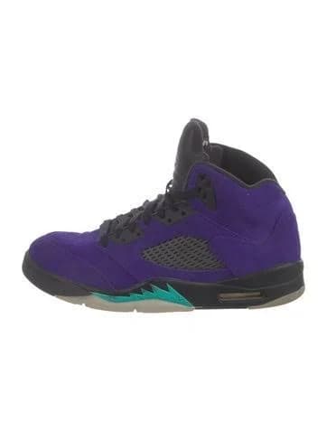 Jordan 5 Retro Alternate Grape Sneakers in Purple, Men's US 10 | 10