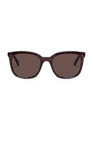 Le Specs Veracious in Chocolate & Brown Mono Polarized | REVOLVE