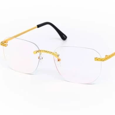 12 Pack Rimless Metal Iridescent Sunglasses