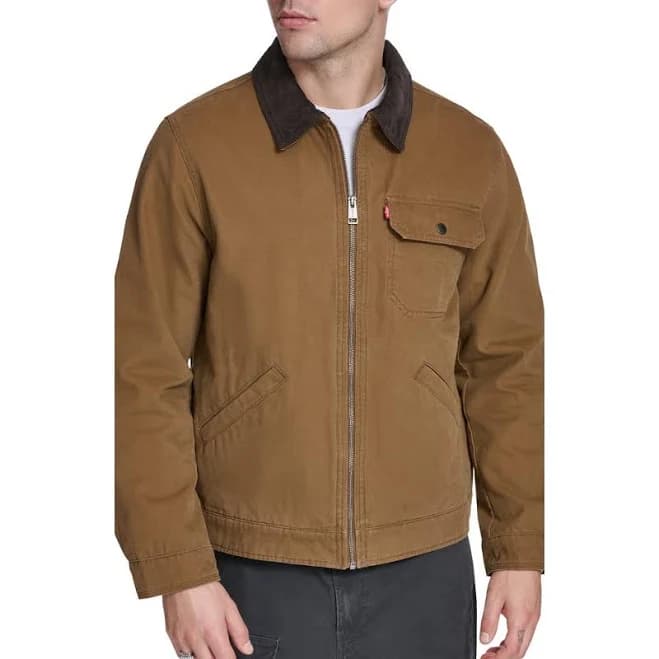 Levi's Men's Lightweight Cotton Twill Utility Jacket