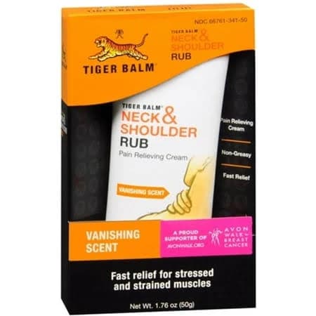 Tiger Balm Neck & Shoulder Rub Vanishing Scent 50ml (Pack of 3)