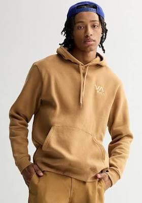 RVCA Men's Wilson Embroidered Fleece Hoodie