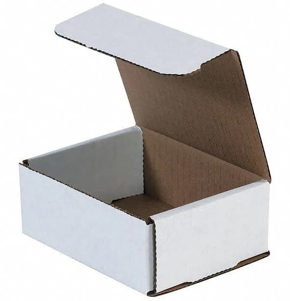 5 x 4 x 2" White Corrugated Mailers m542