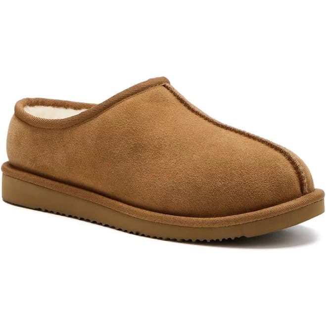 The Walking Company Women's Mosey Water Resistant Suede Mule Slippers