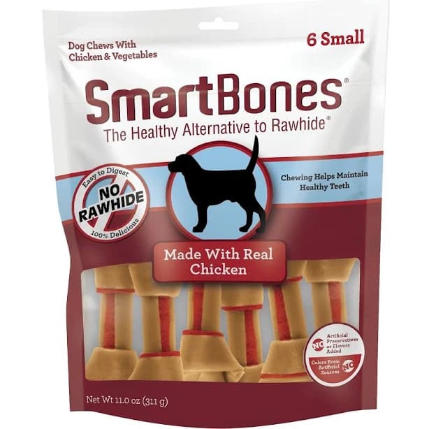 SmartBones Rawhide-Free Chicken Dog Treats