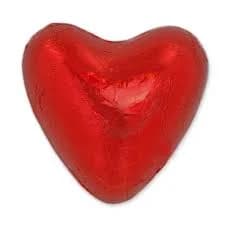 Foiled Chocolate Heart