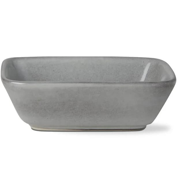 The Holiday Aisle Light Gray Stoneware Serving Bowl