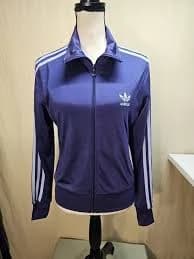 Adidas Sample Vintage Tracksuit Size 38 Superstar Trefoil Purple Lilac Rare