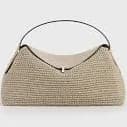 Toteme Women's T-Lock Woven-Leather Handbag