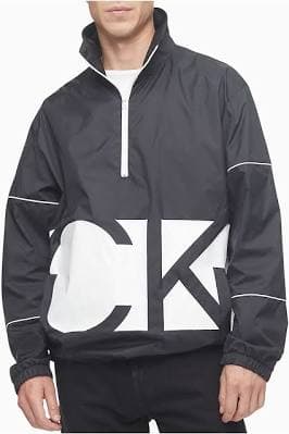 Calvin Klein Men's CK Logo Zip Front Jacket